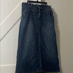 Maurices Denim Maxi Skirt